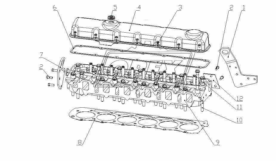 G5200-1003000 Головка цилиндров и крышка