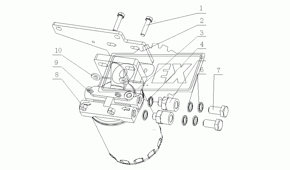 J4700-1105000 Топливный фильтр в сборе