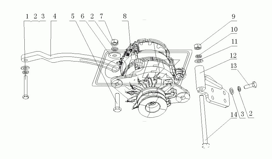 J3302-3701000 Генератор переменного тока в сборе