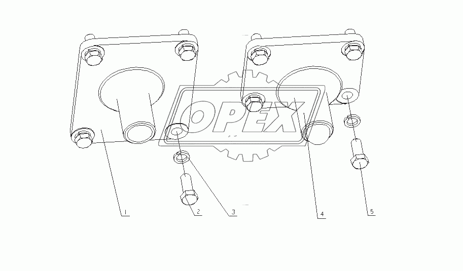 J42HA-1001000/02 Подвеска двигателя в сборе