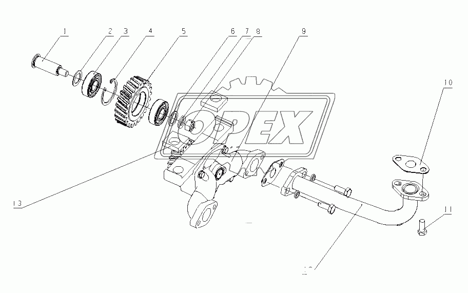 B3000-1011010/05 Масляный насос в сборе