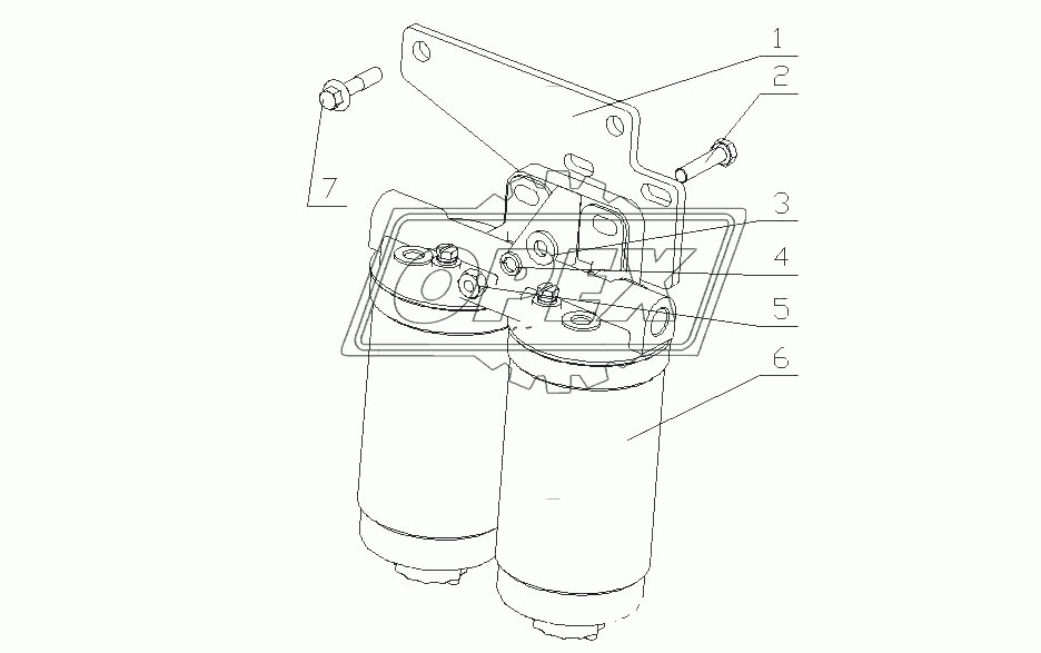 J41FA-1105000/06 Топливный фильтр в сборе