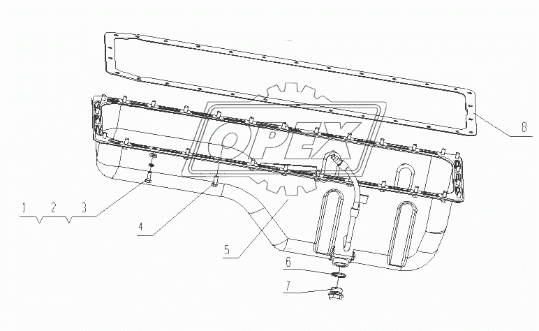 J4098-1009000/01 Масляный поддон в сборе