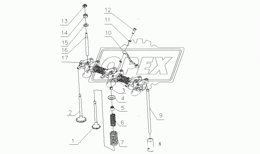 J5300-1007000/04 Кулак клапана в сборе