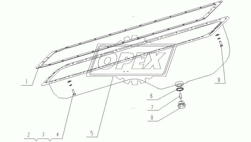 A44L2-1009000/01 Масляный поддон в сборе