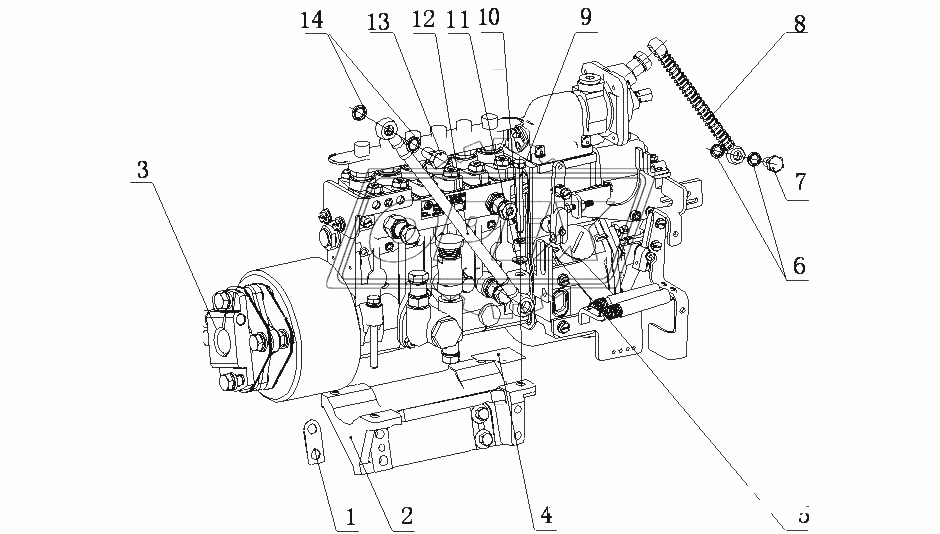 J4090-1111000/02 Топливный насос высокого давления в сборе