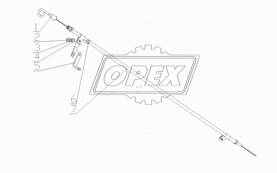 J62QA-1028000/02 Масляный щуп в сборе