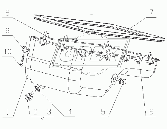 L3000-1009000/06 Масляный поддон в сборе