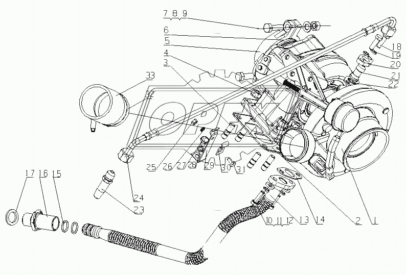 L38DA-1118000 Турбонагнетатель в сборе