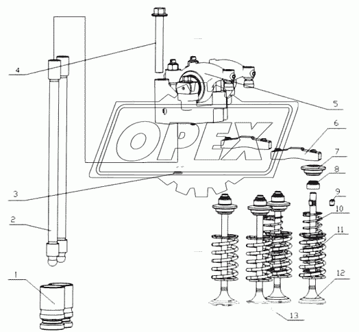 L3000-1007000 Кулак клапана в сборе