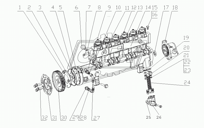 L360A-1111000/06 Топливный насос высокого давления в сборе