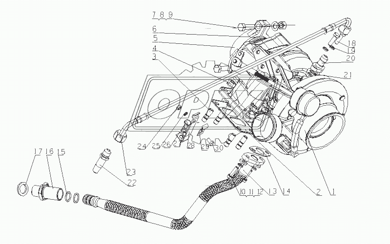 L360A-1118000/01 Турбонагнетатель в сборе