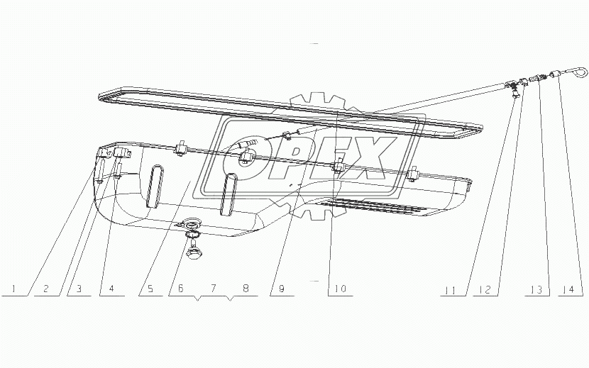 L30YA-1009000/05 Масляный поддон в сборе