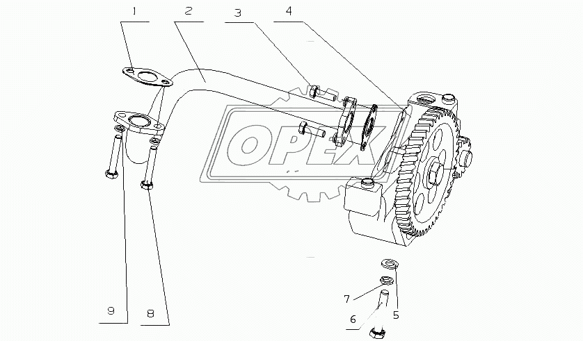 L30YA-1011000/02 Масляный насос в сборе