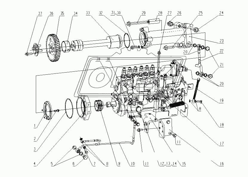 L3300-1111000/11 Топливный насос высокого давления в сборе