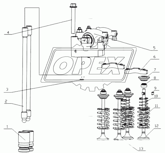 L3000-1007000/10 Кулак клапана в сборе