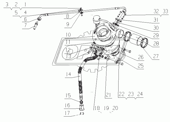 L30JA-1118000 Турбонагнетатель в сборе