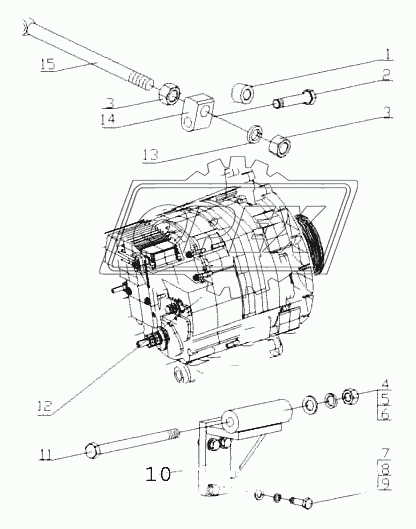 L30LA-3701000 Генератор в сборе