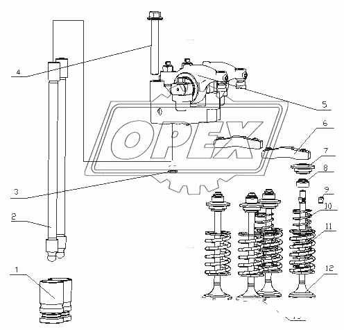 L3000-1007000 Кулак клапана в сборе