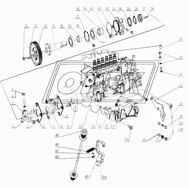 M3001-1111000 Топливный насос высокого давления в сборе