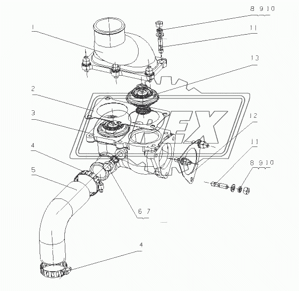 M3001-1306000 Термостат в сборе