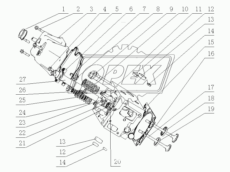 M2A00-1003000A/05 Головка цилиндров и крышка головки цилиндров в сборе