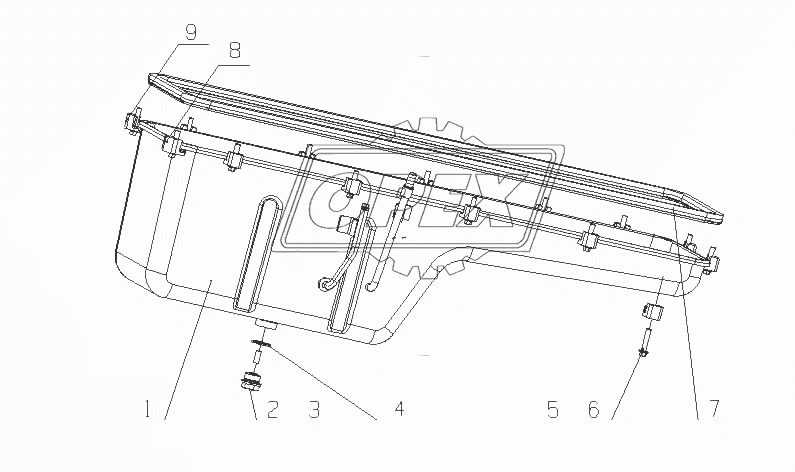 M6000-1009000/01 Масляный поддон в сборе