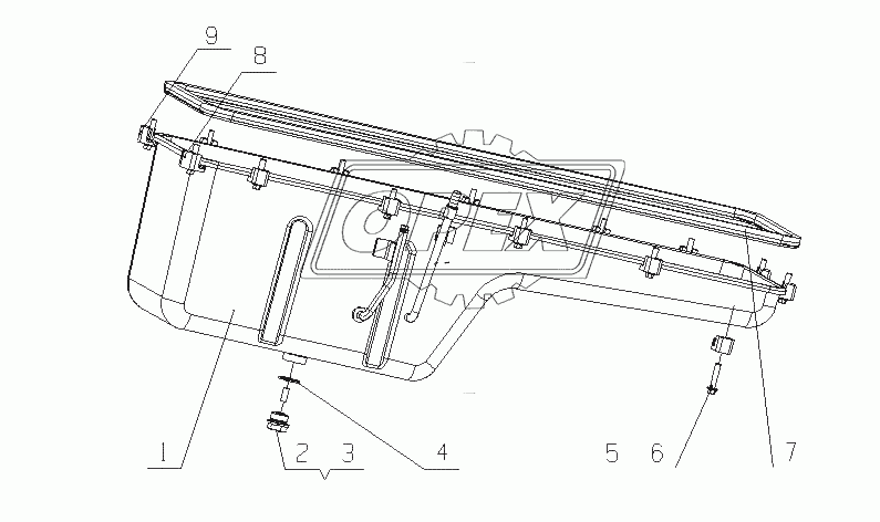 M6000-1009000/01 Масляный поддон в сборе