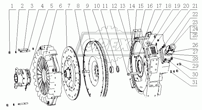 M2AD1-1600000/01 Блок выхода мощности в сборе