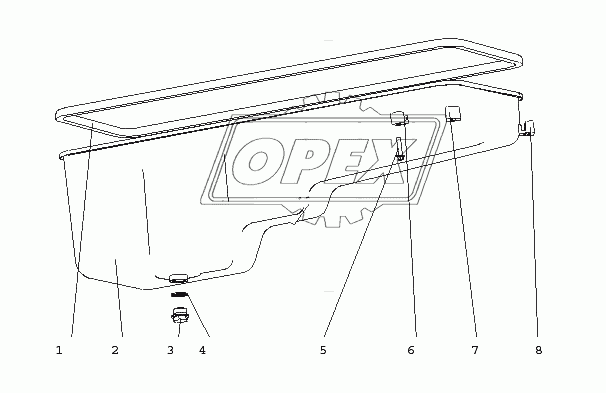 M3400-1009000/14 Масляный поддон в сборе