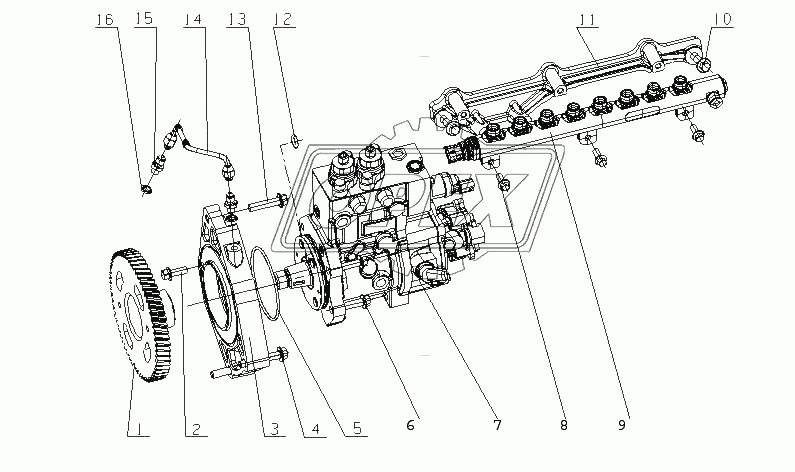 M6000-1111000 Топливный насос высокого давления в сборе