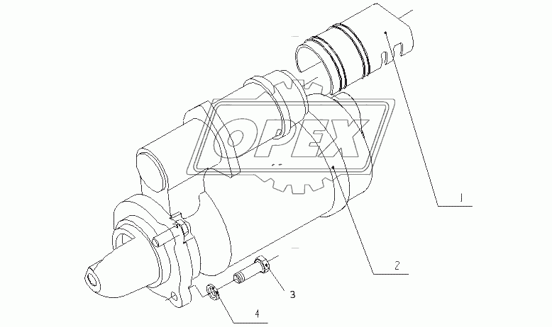 M3400-3708000 Стартер в сборе