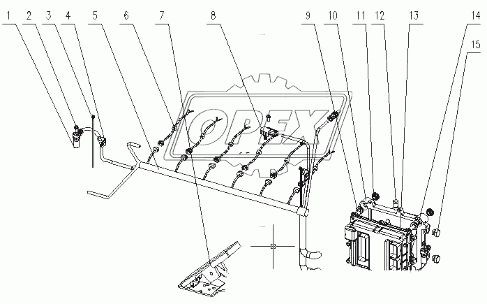 M6000-3823000 Контролирующая система в сборе