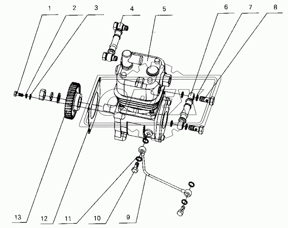 B30-3509000 Air compressor assembly