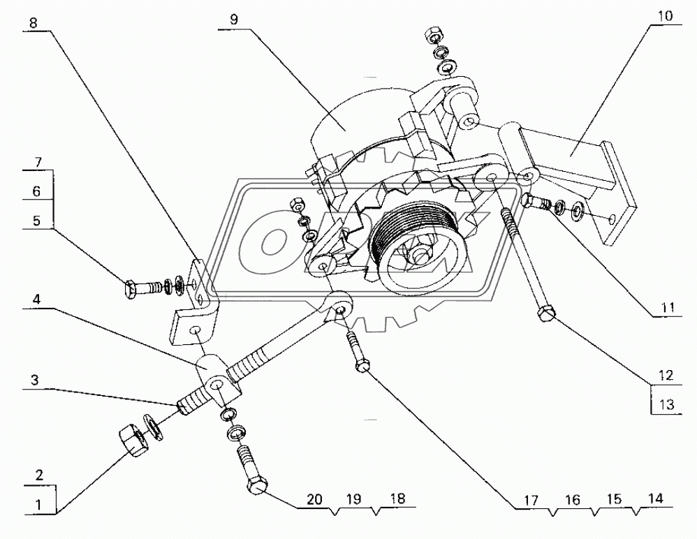 B30-3701000 Generator assembly