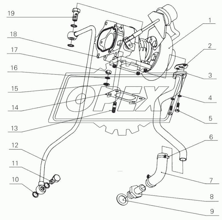 D0200-1118000 Turbocharger assembly