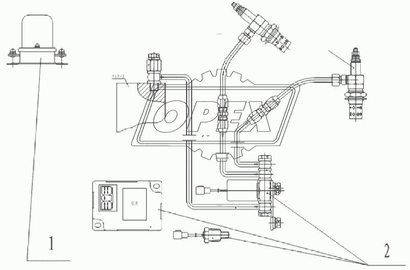 G0228-1015000 Engine starting accessory device assembly