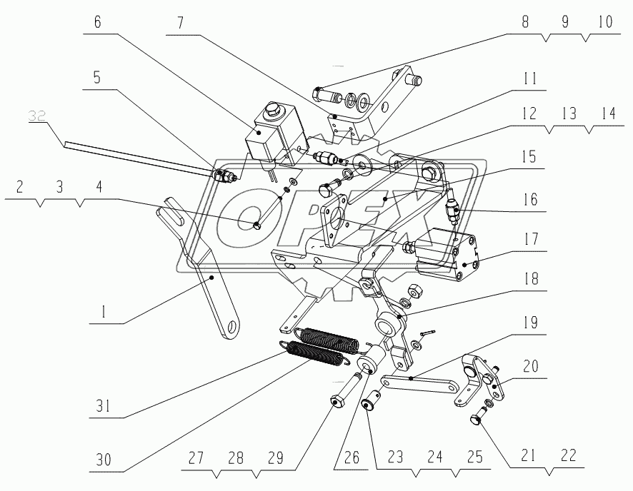 G02CA-1130000 Fuel Injection Pump Accessory Assembly