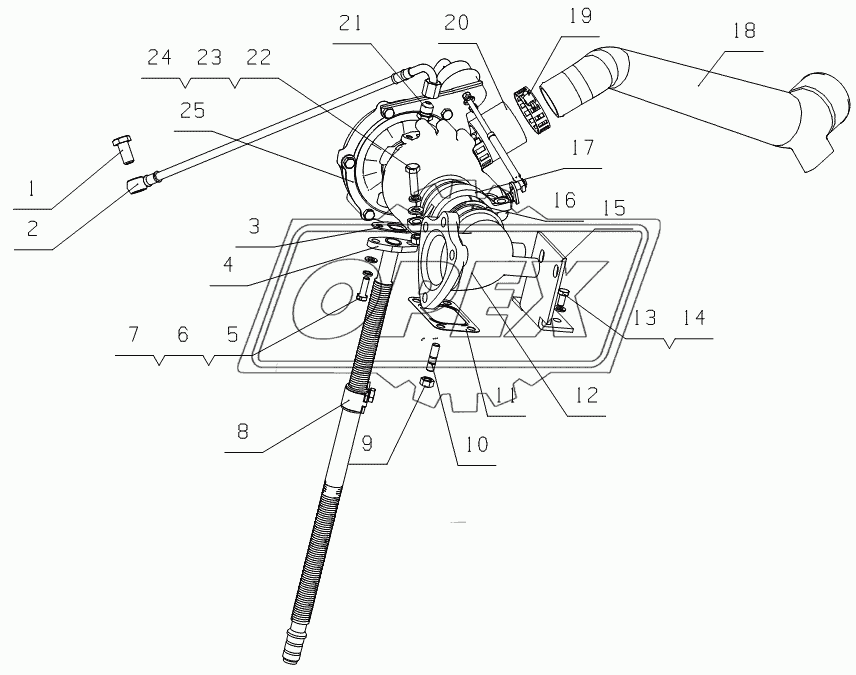 G0405-1118000 Turbocharger Assembly