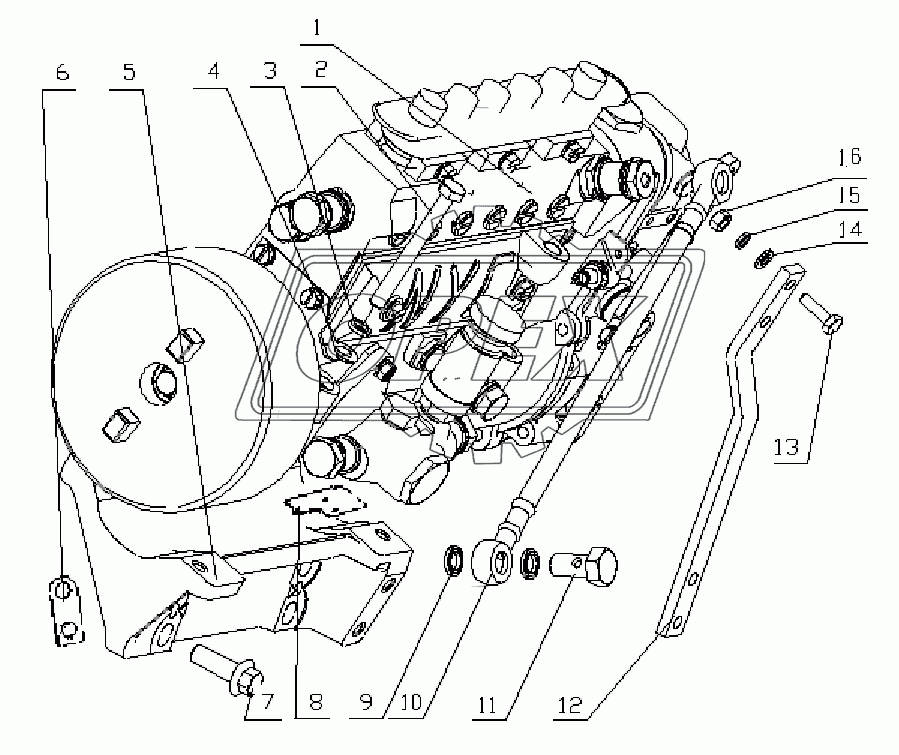 B7606-1111000 Топливо-впрыскивающий насос в сборе