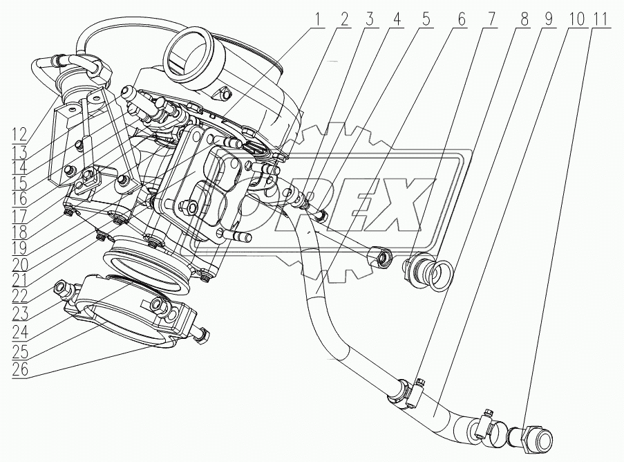 G60AB-1118000 Turbocharger assembly