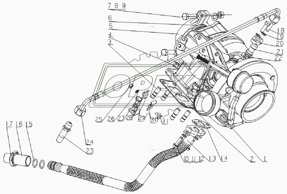 L41AA-1118000 Turbocharger assembly