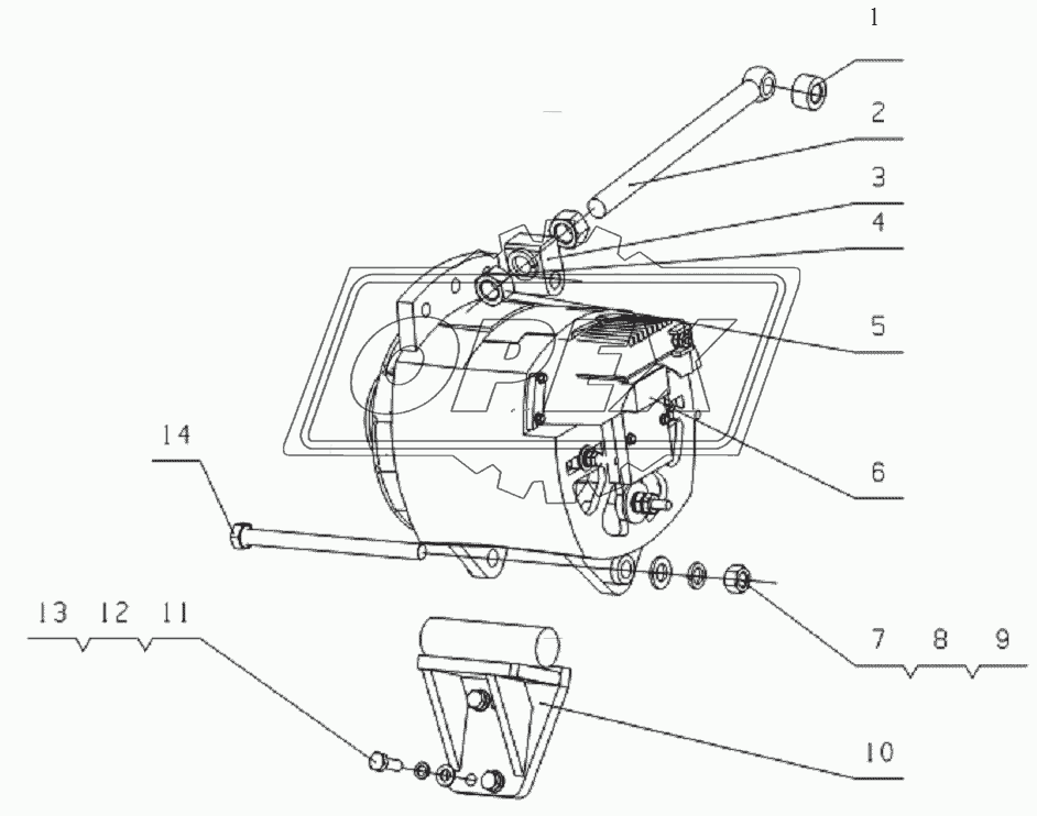 L30LA-3701000 Generator assembly