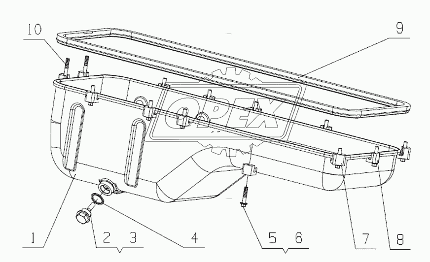 J5600-1009000 Масляный поддон