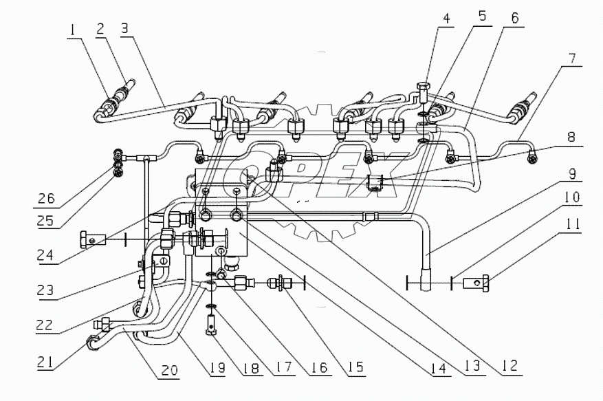 J5600-1104000 Топливные трубки