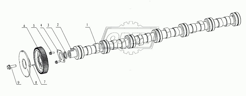 J5600-1006000 Распредвал