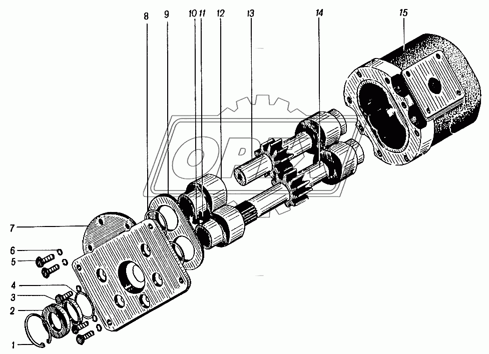 Насос шестеренчатый НШ32У-2-Л