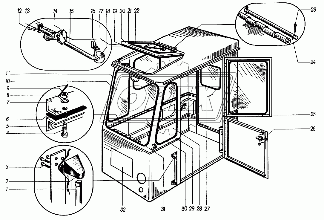 Кабина 4361А.44 1