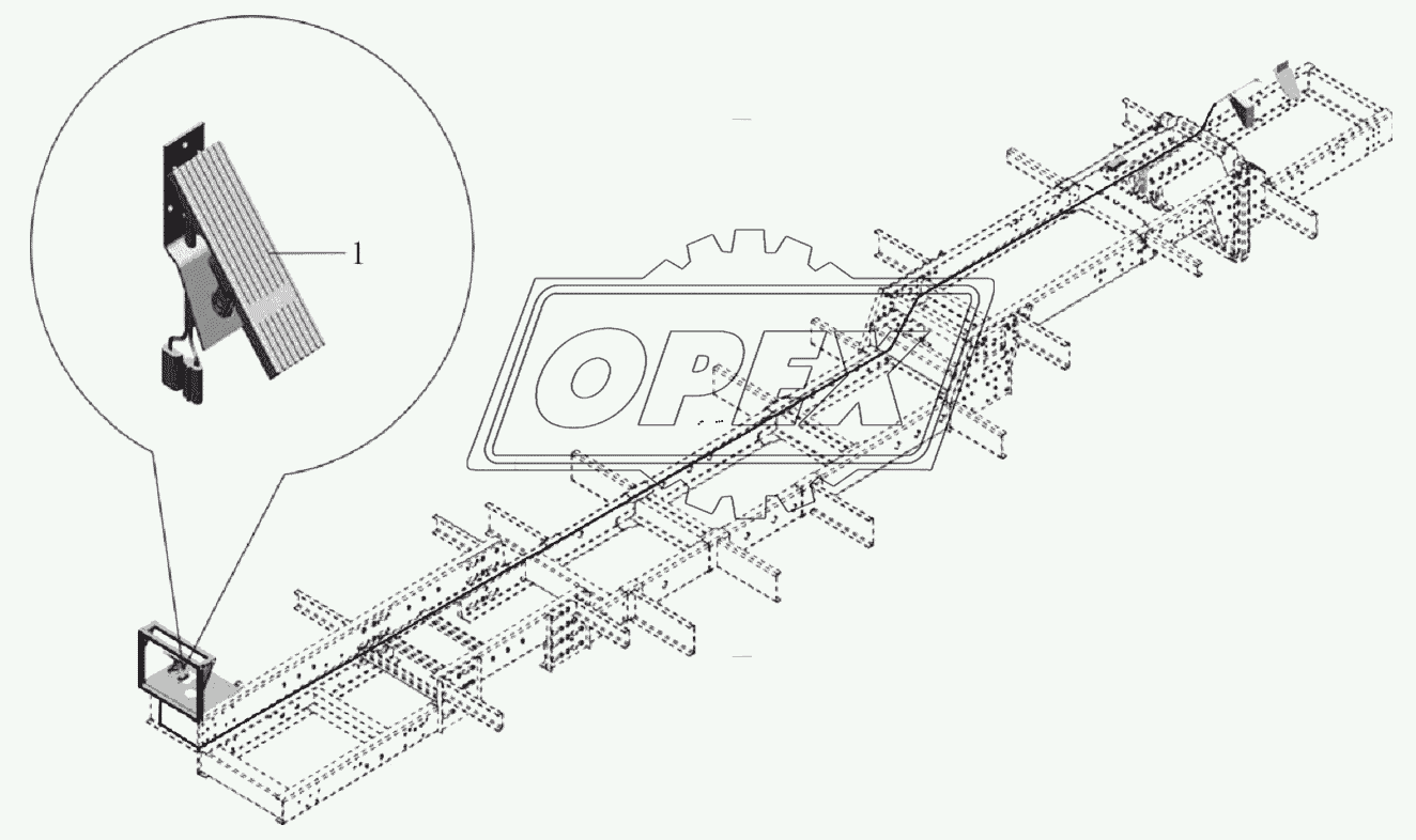 Монтаж системы управления электронного газа (ISLe290 30)