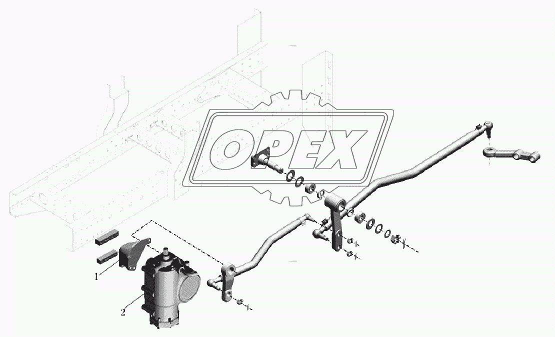 PA16-3401-02 Рулевой механизм в сборе